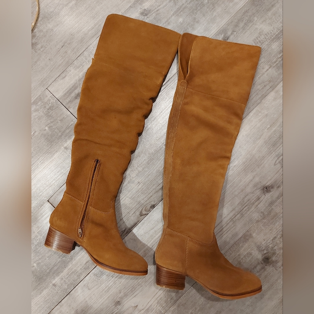 Dune London Over-the-Knee Suede Boots